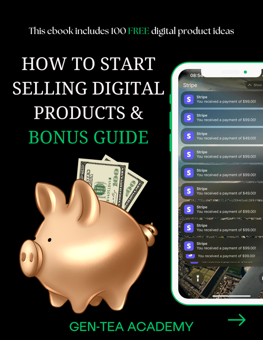 How to start selling digital products & Bonus Guide